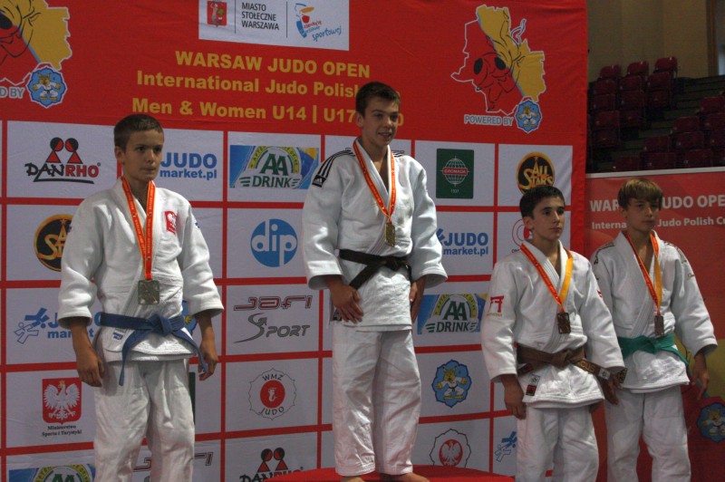 Kuba na podium Warsaw Judo Open 2014